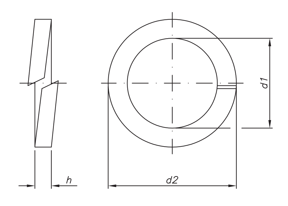 ARRUELA DE PRESSÃO POLEGADA INOX A4